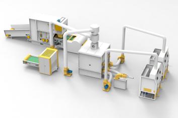 HJ-500 Fiber-sponge Paghahalo at Pagpuno ng Linya