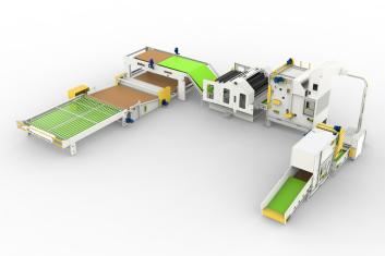 HJBR-1230 * 1850 Linya ng Produksyon ng Quilts