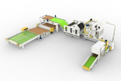 HJBR-1230 * 1850 Linya ng Produksyon ng Quilts