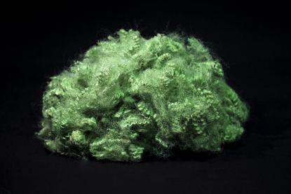 Green Hollow Polyester Staple Fiber